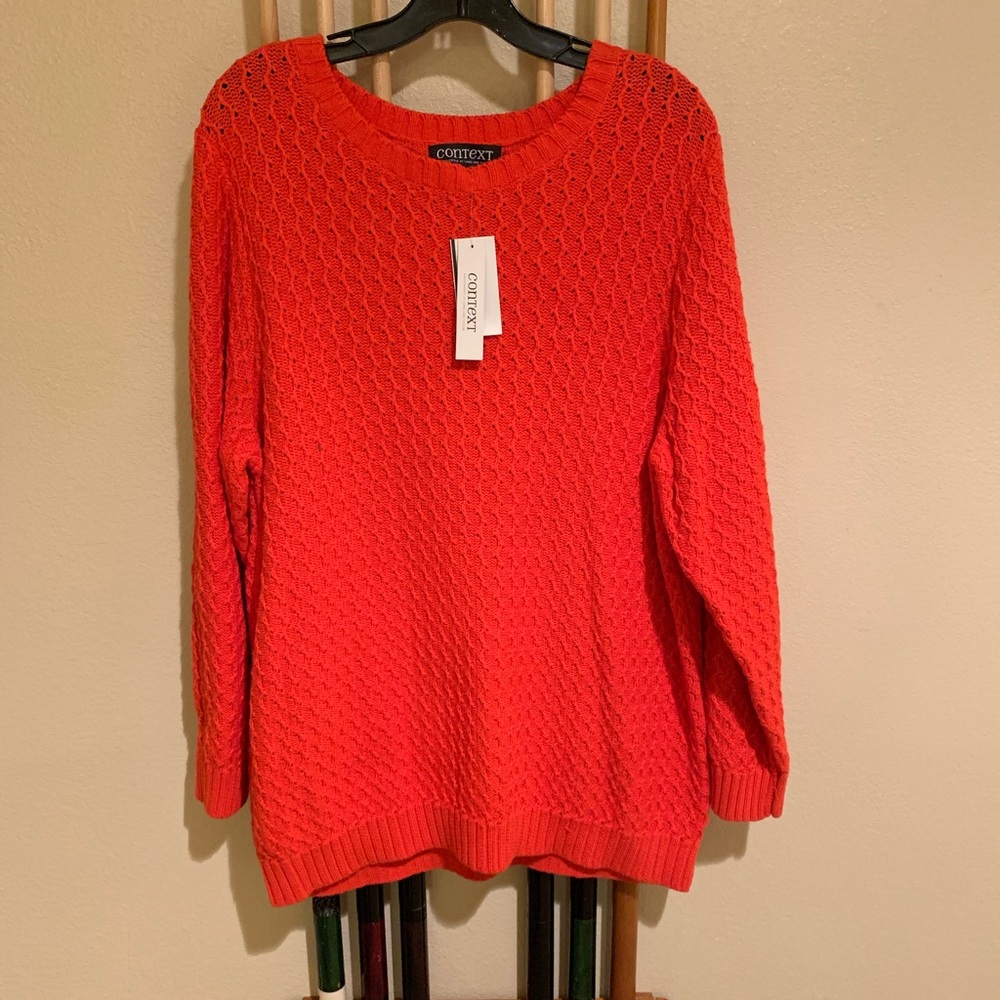 Context Knit Oversized Pullover